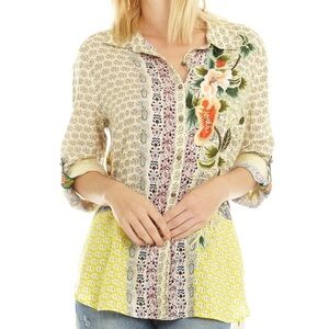 Crash & Burn Embroidered Blouse